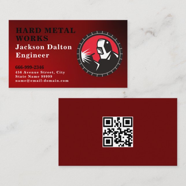 Carte De Visite Entrepreneur professionnel de la fabrication de so (Devant / Derrière)