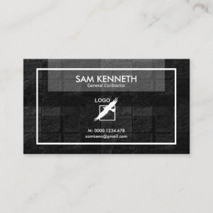 Carte De Visite Entrepreneur scié élégant créatif de bois de