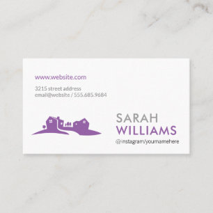 Carte De Visite Entreprise   Agent immobilier   Réalisateur