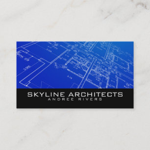 Carte De Visite Entreprise d'architecte, de constructeur et d'entr