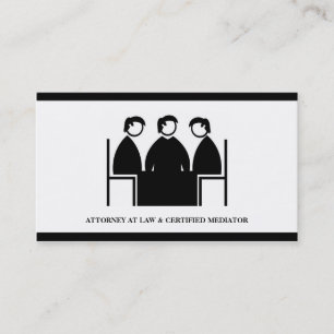 Carte De Visite Entreprise de cabinet juridique de médiation de
