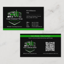 Entreprise de camionnage professionnel Code QR