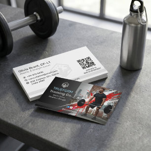 Carte De Visite Entreprise de Coach en Force Creative Street Fit