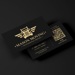 Carte De Visite Entreprise de déménagement Modern Movers Logotype