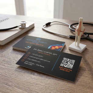 Carte De Visite Entreprise de réadaptation orthopédique   Moderne 