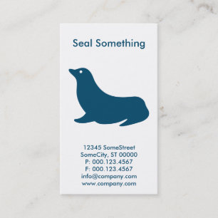 Carte De Visite entreprise de scellement personnalisé