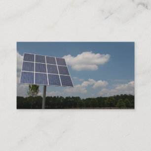 Carte De Visite Entreprise d'installation de panneaux solaires