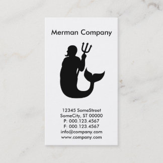 Carte De Visite entreprise merman sur mesure