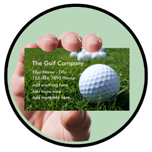Carte De Visite Entreprise ou services de golf