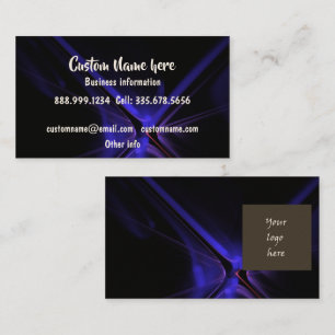 Carte De Visite Entreprise personnalisée sur mesure avec votre log