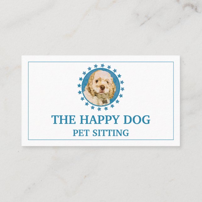 Carte De Visite Entreprise pour animaux de compagnie Logo Personna (Dos)