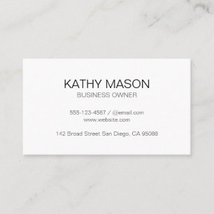 Carte De Visite Entreprise simple