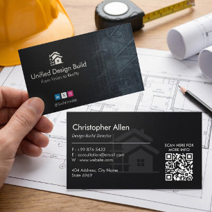 Carte De Visite Entreprises de conception-réalisation Black Sket