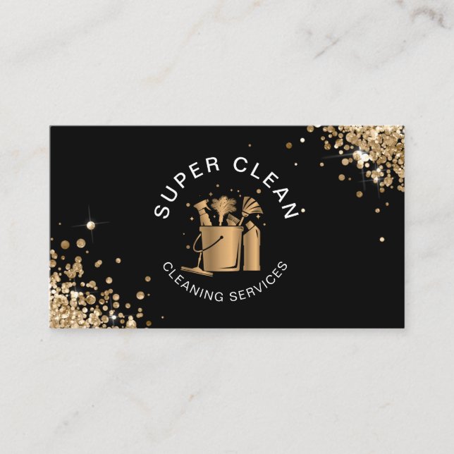 Carte De Visite Entreprises de nettoyage de maison professionnelle (Devant)