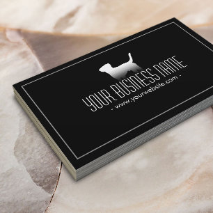 Carte De Visite Entretien avec les animaux de compagnie Chien simp