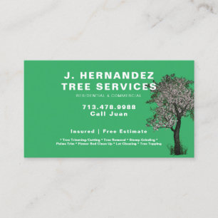 Carte De Visite Entretien d'arbres 