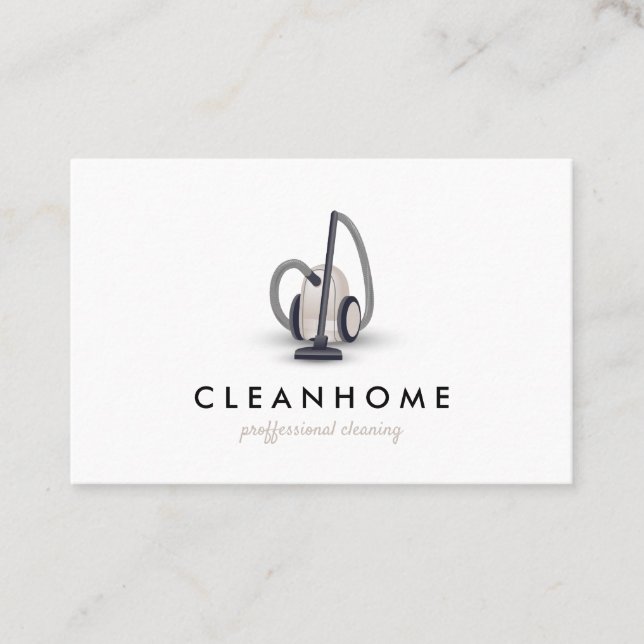 Carte De Visite Entretien de la maison de nettoyage (Devant)