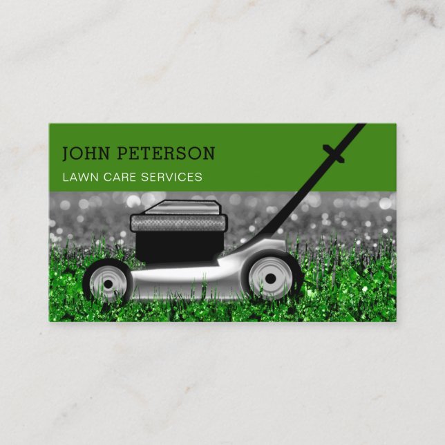 Carte De Visite Entretien de la pelouse Jardinage Service de coupe (Devant)