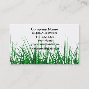 Carte De Visite Entretien de pelouse de jardin et aménagement pays