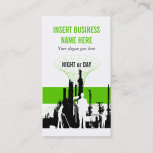 Carte De Visite Entretien industriel de service de nettoyage