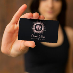Carte De Visite Entretien ménager de nettoyage professionnel