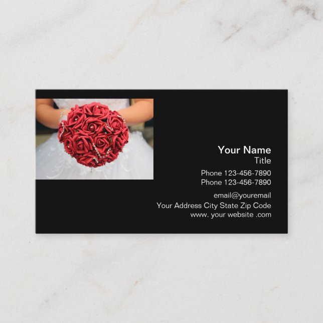 Carte De Visite Épouser le logo professionnel (Devant)