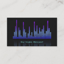 Carte De Visite Equalisateur DJ