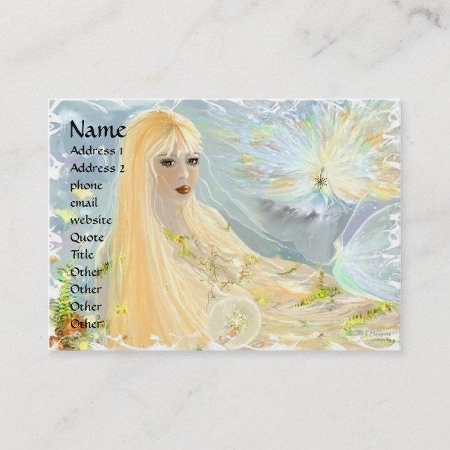 Carte De Visite Equinoxe automnal (Devant)