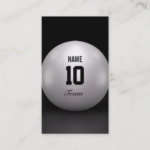 Carte De Visite Équipe de volleyball