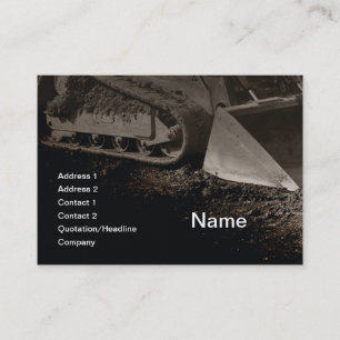 Carte De Visite équipement de construction