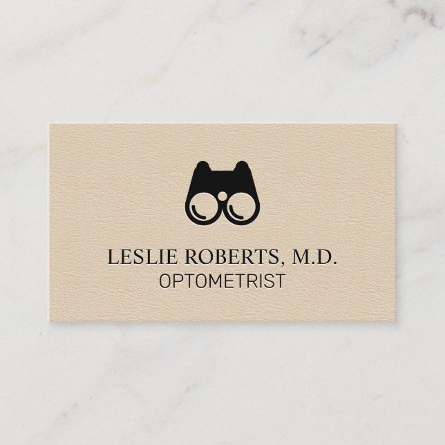 Carte De Visite Équipement oculaire | Optométriste (Devant)