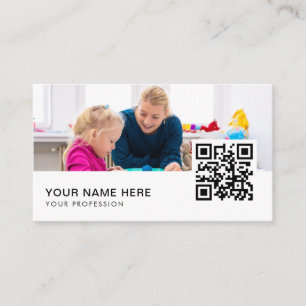 Carte De Visite ergothérapeute pour enfants Code QR
