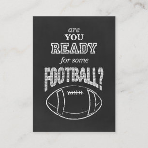 Carte De Visite es-tu prêt pour du football ?