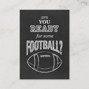 Carte De Visite es-tu prêt pour du football ?