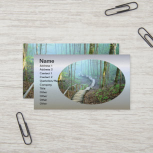 Carte De Visite Escaliers en bois de enroulement par les bois