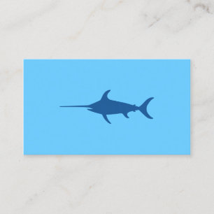 Carte De Visite Espadon bleu