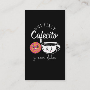Carte De Visite Espagnol Coffee Lover Pun drôle de caféine toxic