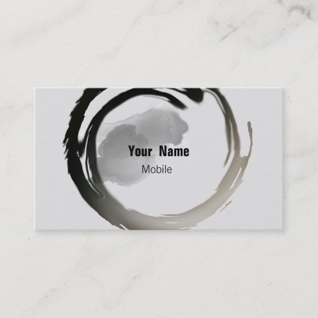 Carte De Visite Esquisse zen (Devant)