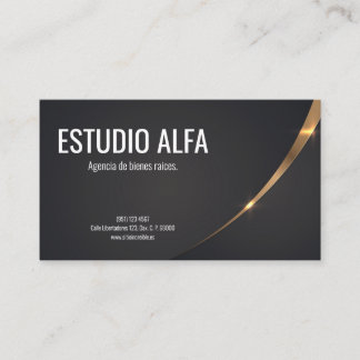 Carte De Visite Estándar : Tarjeta de visita de 3,5 po x 2,0 po