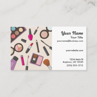 Carte De Visite Esthéticien de maquilleur
