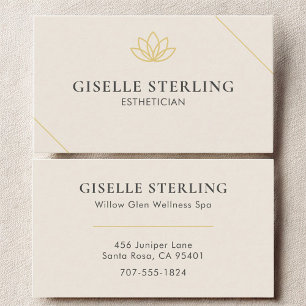 Carte De Visite Esthéticien Neutre Professionnel