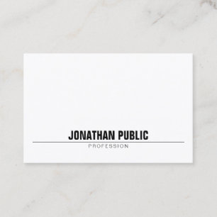Carte De Visite Esthétique Minimaliste Professionnel Moderne Simpl