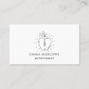 Carte de visite et de rendez-vous nutritionniste m