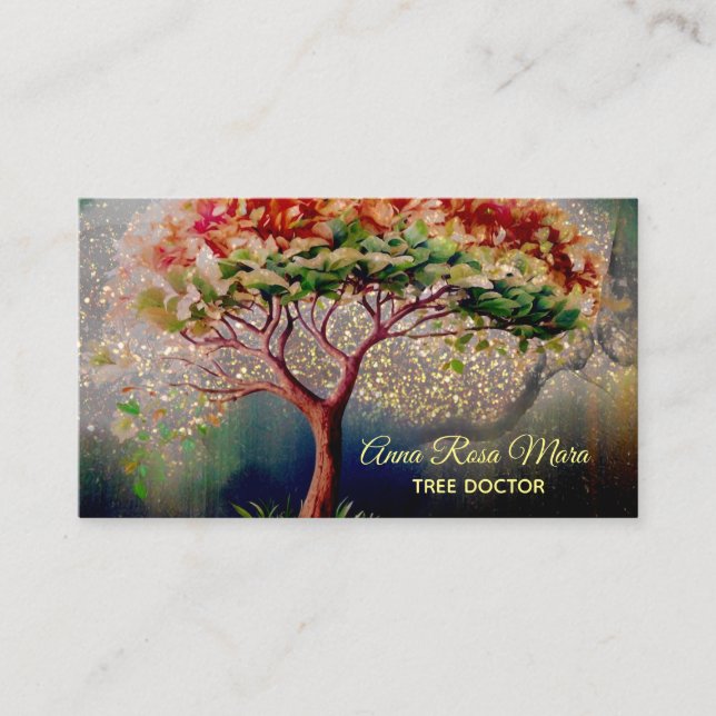 *~* Carte de visite Ethereal QR TREE Imaginaire AP (Devant)