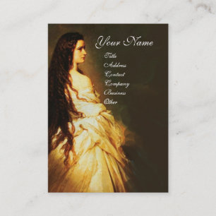 Carte De Visite ETHERNAL BEAUTY Spa de jour du salon de coiffure, 