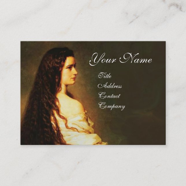 Carte De Visite ETHERNAL BEAUTY Spa de jour du salon de coiffure,  (Devant)