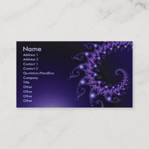 Carte De Visite Étincelle 3 Abstraite Fractal Fine Art