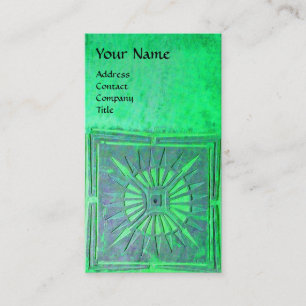 CARTE DE VISITE ÉTOILE DE MATIN, MONOGRAMME