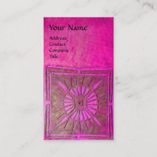 CARTE DE VISITE ÉTOILE DE MATIN, MONOGRAMME