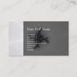 Carte De Visite Étoile de neutron - Art fractal